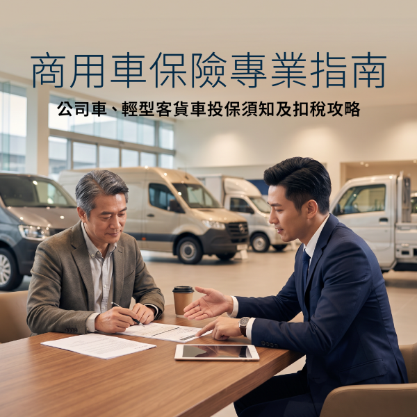 商用車保險專業指南｜公司車、輕型客貨車投保須知及扣稅攻略